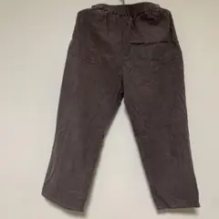 グレー ワイドパンツ ウエストゴムレディース