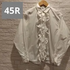 は*な様 ♪45r♪コットンフリルブラウス♪ は*な様 ♪45r♪コットンフリルブラウス♪ - メルカリ