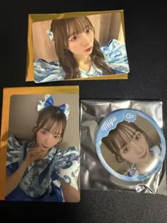 ぎ*ん様 CUTIESTREET 梅田みゆ　衣装展　缶バッジ、トレカ