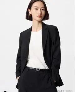 UNIQLO 感動ジャケットリラックスフィット　黒　L