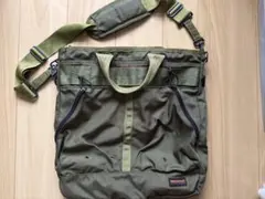 BRIEFING ヘルメットバッグ オリーブ　メイドインUSA