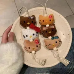 ハローキティ 日焼けキティー　ストラップ　2点セット