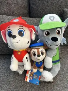 パウ・パトロール ぬいぐるみ3体セット
