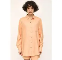 SLY スライ カラーシャツ オレンジ