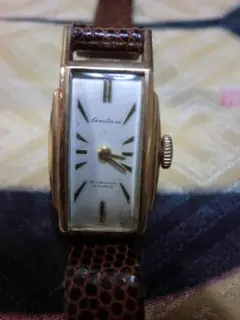 Seiko Solar 手巻き時計 金メッキ