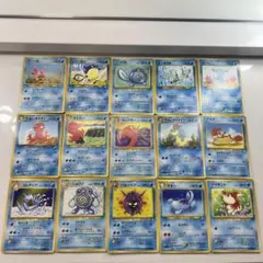 ʔ様 ポケモンカード 旧裏 まとめ売り 15枚セット 水ポケモン ② - メルカリ