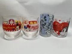 ディズニー ミッキー ミニー グラス タンブラー 4個セット