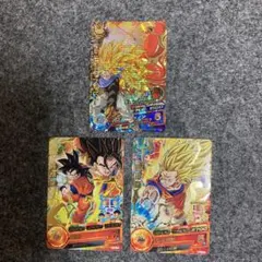 ドラゴンボールヒーローズ　トランクス:GT  孫悟空　３枚セット