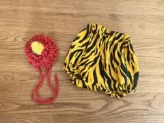 節分　鬼のパンツと被り物セット　80-90サイズ