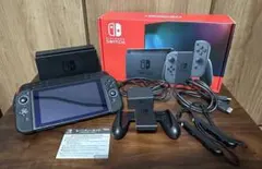 【美品】Nintendo Switchグレー 完品 おまけ付き