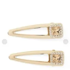 SNIDEL HOME イエロー　ヘアピン2個セット