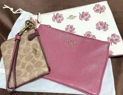 COACH ポーチ 取り外し可のポーチ3点セット