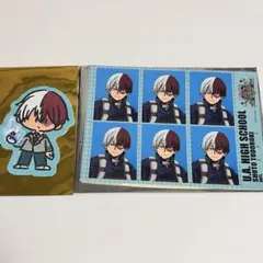 ヒロアカ　オープンスクール　証明写真ステッカー　ガラポンB賞　くら寿司　轟