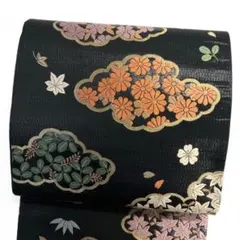 【塩瀬】夏帯　絽　名古屋帯　手描き　蛍　黒　#824 塩瀬】夏帯 絽 名古屋帯 手描き 蛍 黒 #824 - メルカリ