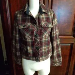 KUMIKYOKU チェック柄ジャケット 22000円