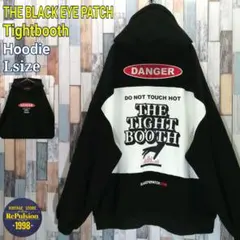 ブラックアイパッチ　タイトブース　パーカー　コラボ　両面ロゴ　ゆるだぼ