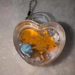 SANRIO ハート型 オイルチャーム キーホルダー ハンギョドン