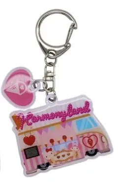 ハーモニーランド　シークレットキーホルダー　フロート　ピンク　キティ　マイメロ