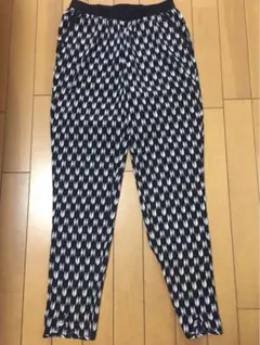 柄　プリントゴムパンツ　H&M