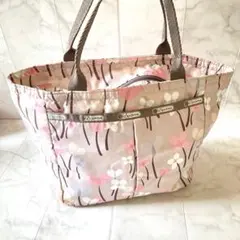 lesportsac花柄ナイロン製トートバッグ