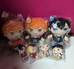 ハイキュー　フリューくじ　ラストゲット賞　ぬいぐるみ　フルコンプセット