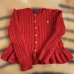 Polo Ralph Lauren 赤いカーディガン M