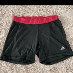 adidas (climalite)　ハーフパンツ　L　ブラック/ピンク　中古