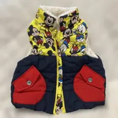 ミッキーマウス 中綿ベスト 90cm