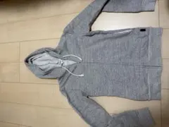 DIESEL グレー ジップアップパーカー