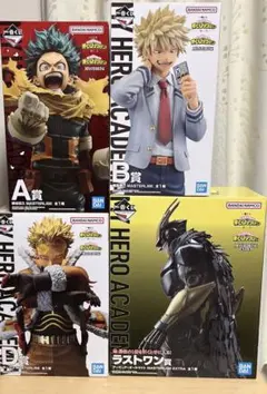 一番くじ　僕のヒーローアカデミア　紡ぐ力　ヒロアカ　緑谷出久　爆豪勝己　ホークス