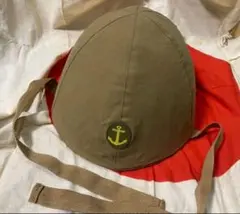 海軍九十式鉄帽覆と海軍90式鉄兜のセット(複製品）海軍のカバーと海軍の鉄兜★ Amazon.co.jp: 日本海軍 九十式鉄帽覆陸軍90式鉄兜のセット複製