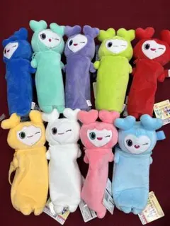 GiGO限定 TWICE LOVELYS のびふにゃポーチ全9種　コンプセット