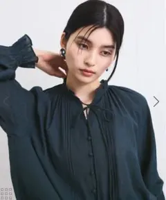 ViS 洗える 長袖ブラウス【24時間お値下げ中】