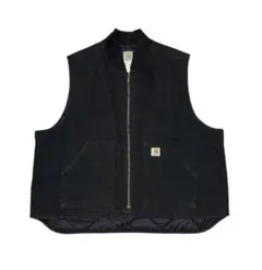 2026年最新】carhartt ダックベスト ブラックの人気アイテム - メルカリ