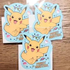 6枚セット■①ポケモン ピカチュウ ぽち袋小さな封筒メモ手紙 ポケットモンスター