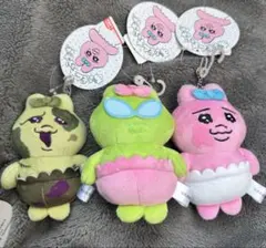 しまむら　おぱんちゅうさぎ　キーホルダー　ぬいぐるみ　3体セット