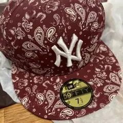 NEW ERA 59FIFTY ペイズリー柄 キャップ