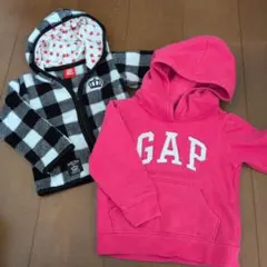 BABY DOLL フード付きパーカー 80 GAP　パーカー　90　女の子