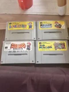 スーパーマリオシリーズ SFCソフト4本セット