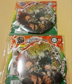 ヒロアカ展　僕のヒーローアカデミア展　缶バッジ　最強コンビ