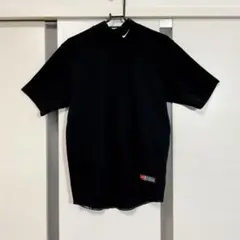 nike ナイキ モックネック tシャツ 半袖 M 黒 ブラック ゴルフ