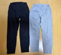 140サイズ　ユニクロ ジョガーパンツ 2本セット