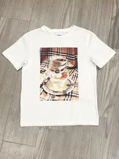 バーバリー　ティーカッププリントTシャツ 8Yのサムネイル