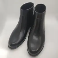 CRESTAクレスタ　メンズレインブーツ　ブラックM　25cm〜25.5cm