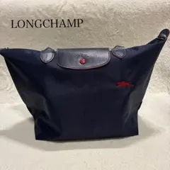 希少 限定コラボ LONGCHAMP ロンシャン フェザー柄バッグ プリアージュ 