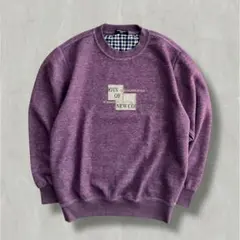 パープル スウェット