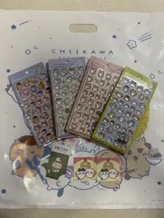 第二弾　ちいかわ　ボンボンドロップシール　クリスマス　特別4種セット　②