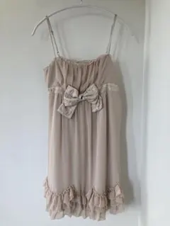 リボン付き キャミワンピース　11号