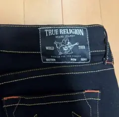 True Religion トゥルーレリジョン ブラックデニムジーンズ 31のサムネイル