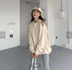CHERI ピグメントスウェット
